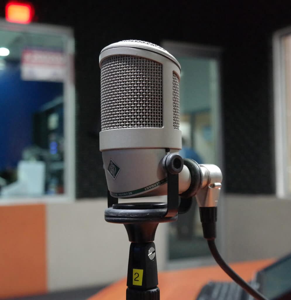 mikrofon studio nagraniowe piosenki
